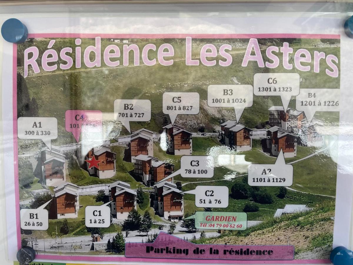 סן-מרטין-דה-בלוויל Appartement Pour 6 Personnes Au Pied Des Pistes Au Calme Aux Menuires Les Asters מראה חיצוני תמונה